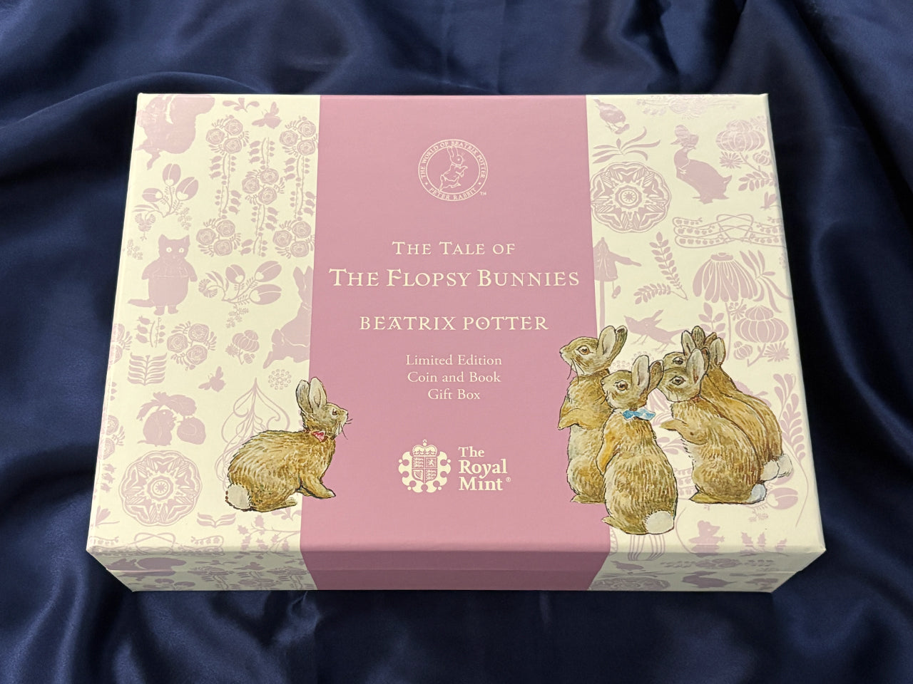 [UK] Flopsy 50 Pence Silver Proof Coin 2018 Limited Edition Gift Set with Picture Book [B-0000437]