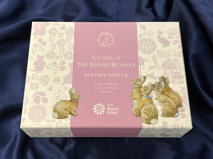 [UK] Flopsy 50 Pence Silver Proof Coin 2018 Limited Edition Gift Set with Picture Book [B-0000437]