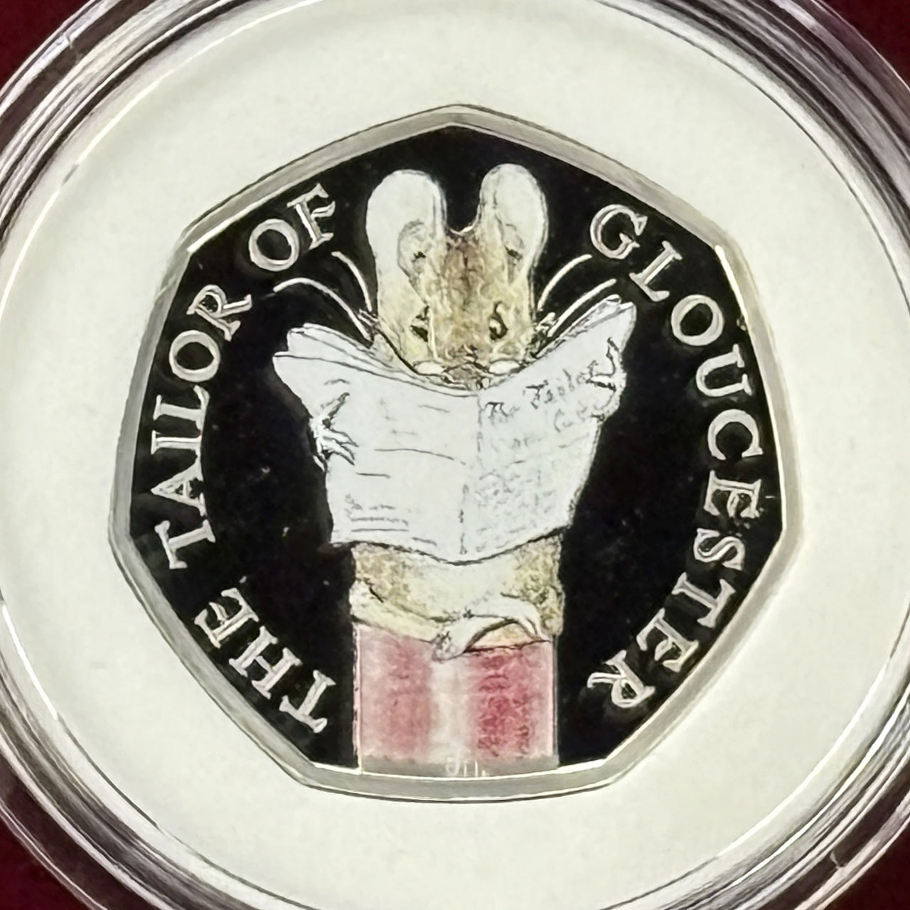 【イギリス】グロースターの仕たて屋 50ペンス 銀貨 プルーフ 2018 絵本付 限定版ギフトセット［B-0000438］