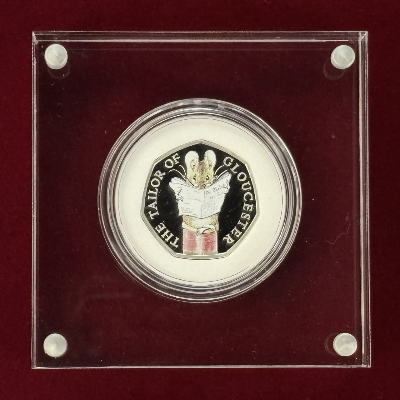 【イギリス】グロースターの仕たて屋 50ペンス 銀貨 プルーフ 2018 絵本付 限定版ギフトセット［B-0000438］