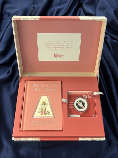 【イギリス】グロースターの仕たて屋 50ペンス 銀貨 プルーフ 2018 絵本付 限定版ギフトセット［B-0000438］
