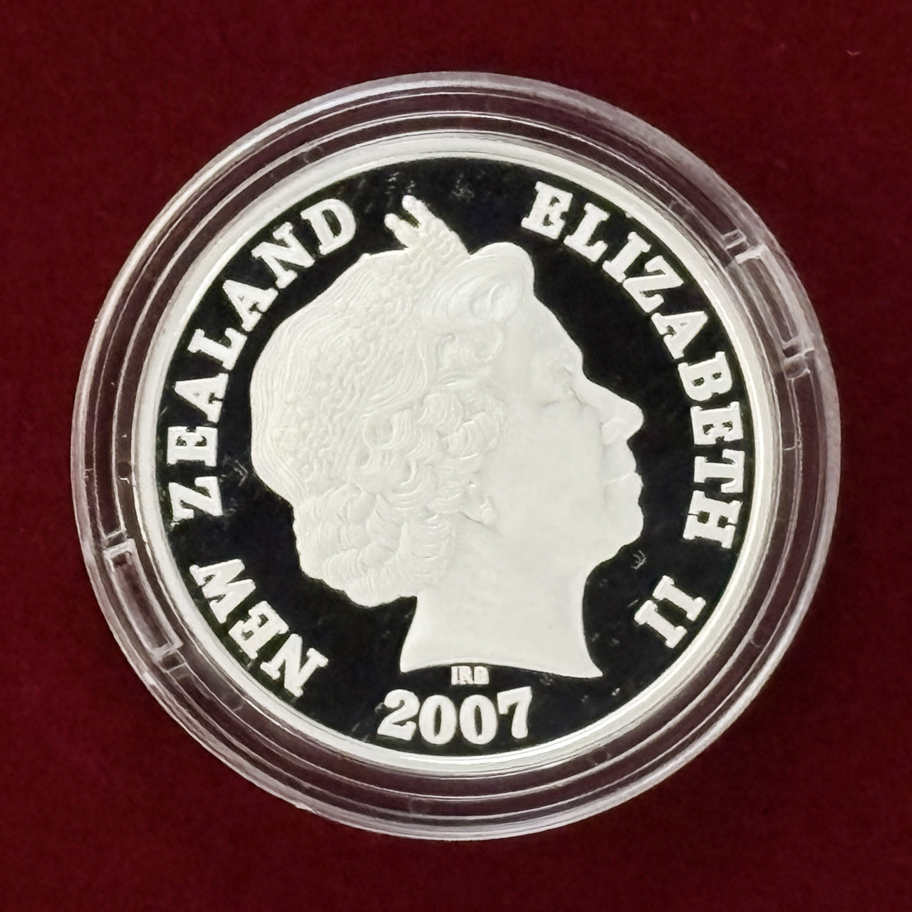 【ニュージーランド】1ドル 銀貨 Aoraki/Mount Cook プルーフ 2007［B-0000440］★