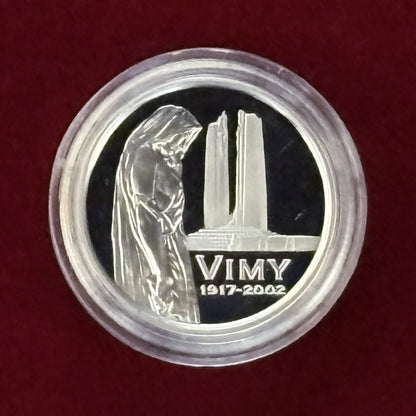【カナダ】ヴィミーリッジの戦い 戦勝85周年 5セント銀貨 プルーフ 2002［B-0000443］