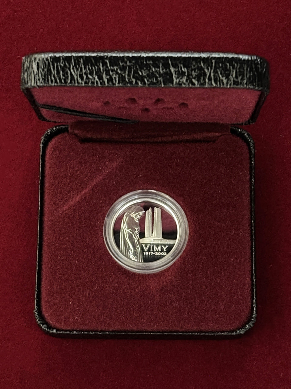 【カナダ】ヴィミーリッジの戦い 戦勝85周年 5セント銀貨 プルーフ 2002［B-0000443］