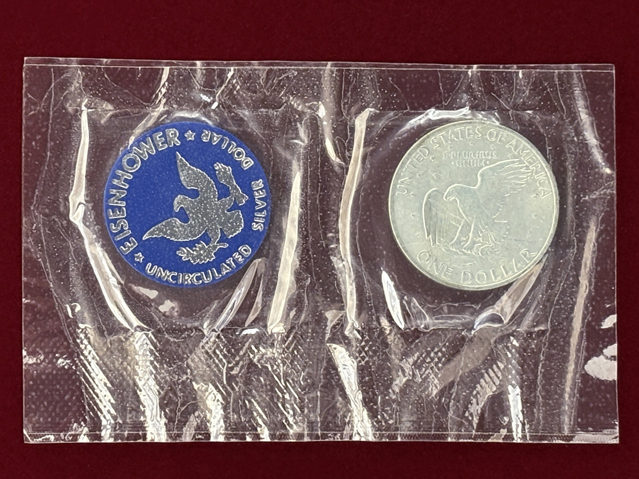 [USA] 1 Dollar Silver Coin Eisenhower Dollar 1971 [B-0000460]