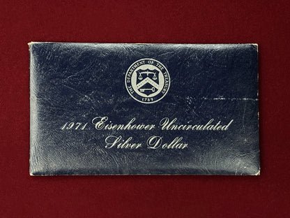 [USA] 1 Dollar Silver Coin Eisenhower Dollar 1971 [B-0000460]