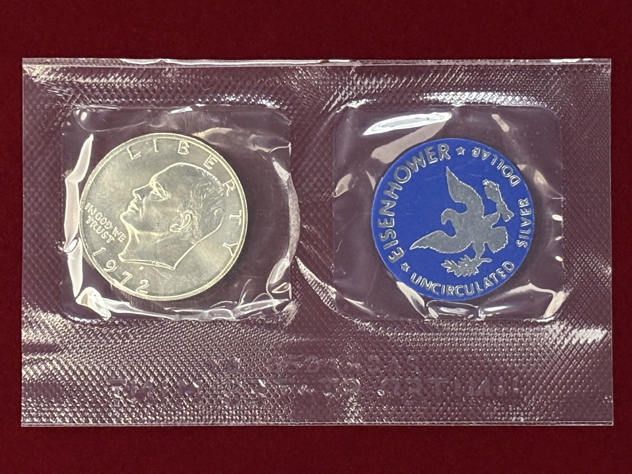 【アメリカ】1ドル 銀貨 アイゼンハワーダラー 1972［B-0000461］