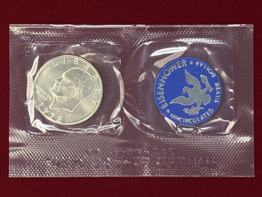 【アメリカ】1ドル 銀貨 アイゼンハワーダラー 1972［B-0000461］