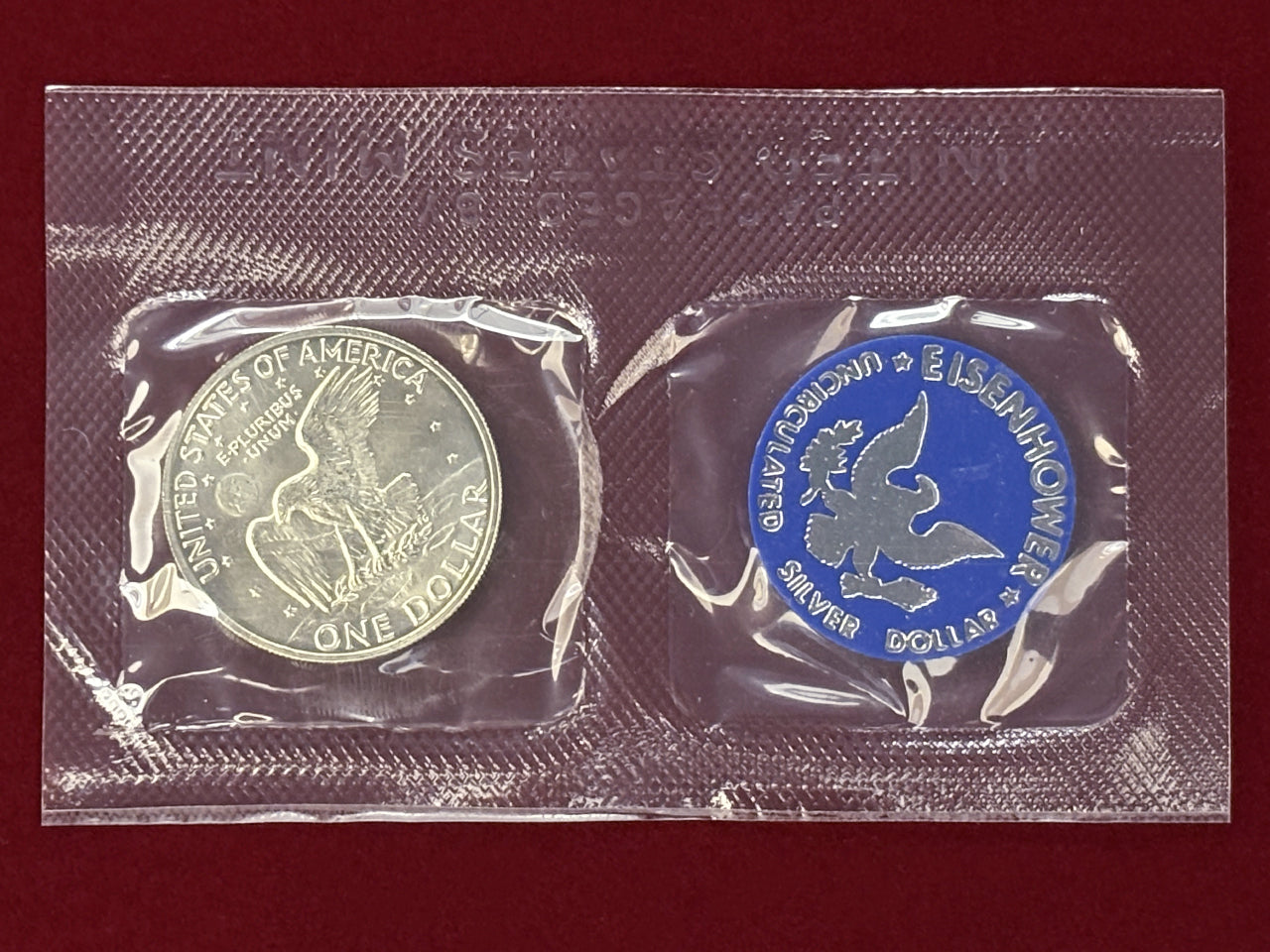 【アメリカ】1ドル 銀貨 アイゼンハワーダラー 1972［B-0000461］