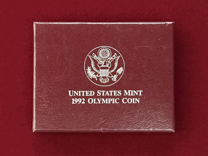 【アメリカ】バルセロナオリンピック記念 1ドル 銀貨 野球 1992［B-0000469］