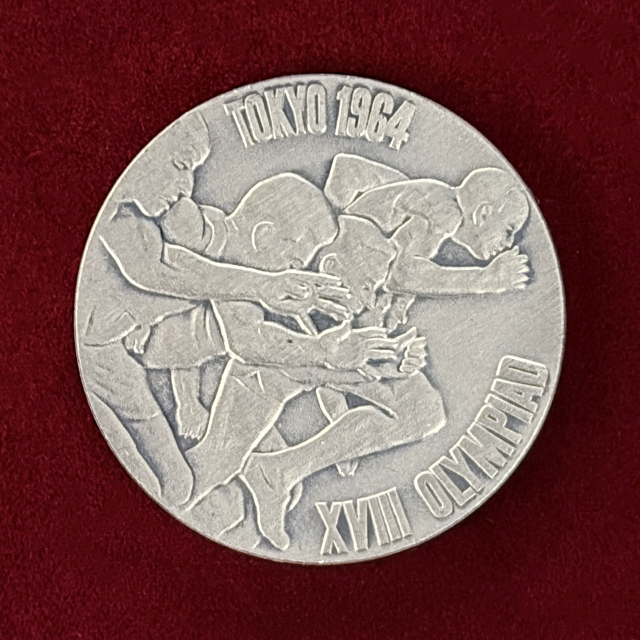 【日本】1964年東京オリンピック記念 銀製メダル［B-0000473］