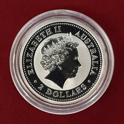 [Australia] Year of the Horse 2 Dollar Silver Coin 2002 [B-0000475]
