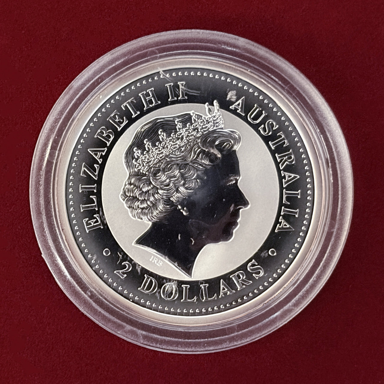 [Australia] Year of the Dragon 2 Dollar Silver Coin 2000 [B-0000478]