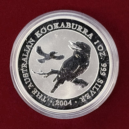 【オーストラリア】ワライカワセミ 1ドル 銀貨 2004［B-0000479］