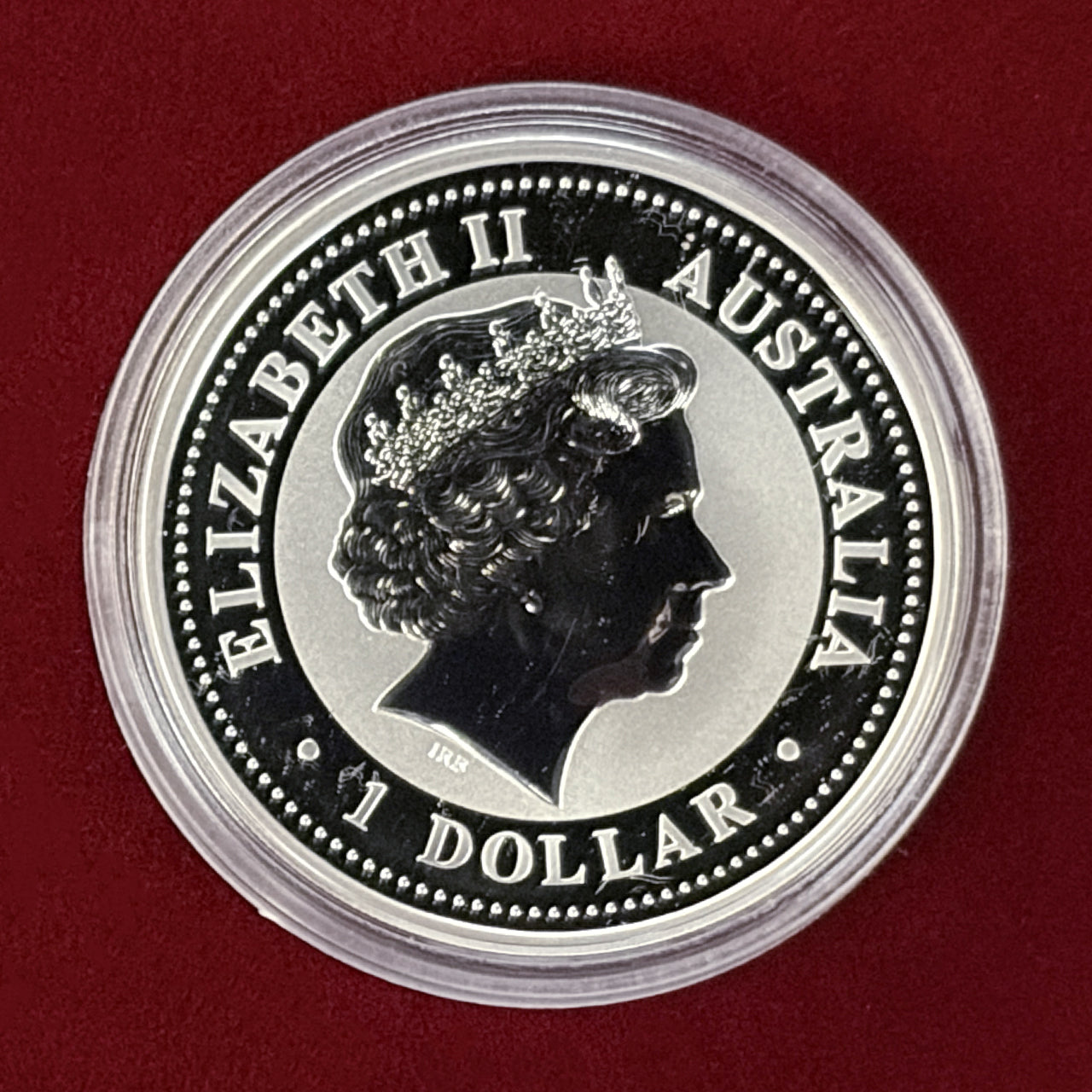 【オーストラリア】ワライカワセミ 1ドル 銀貨 2004［B-0000479］