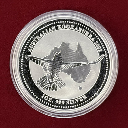 【オーストラリア】ワライカワセミ 1ドル 銀貨 2002［B-0000481］