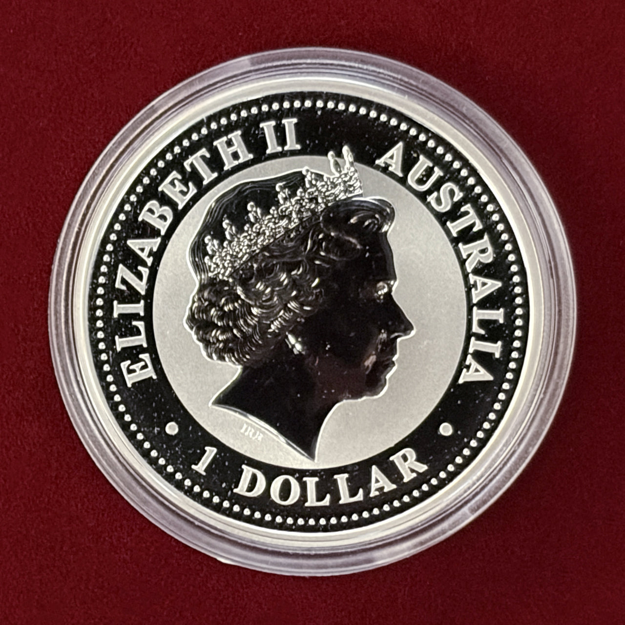 【オーストラリア】ワライカワセミ 1ドル 銀貨 2002［B-0000481］