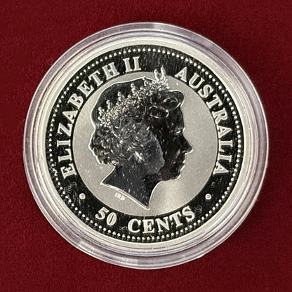 【オーストラリア】巳年 50セント 銀貨 2001［B-0000483］