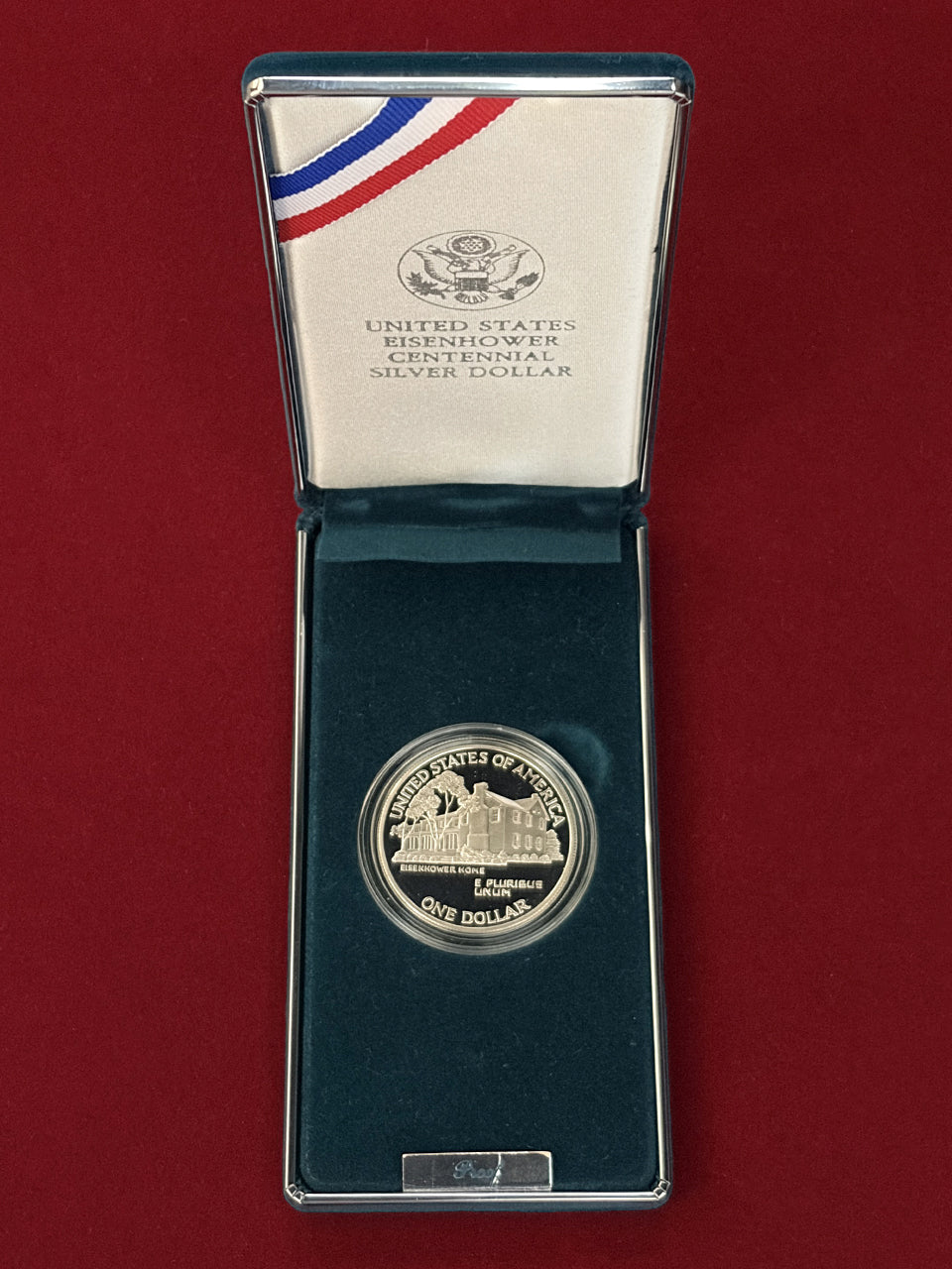 hab008 希少 銀貨;1990年W. アイゼンハワー記念銀貨 １ドル銀貨 hab008 希少 銀貨;1990年W. アイゼンハワー記念銀貨 1ドル銀貨 - メルカリ