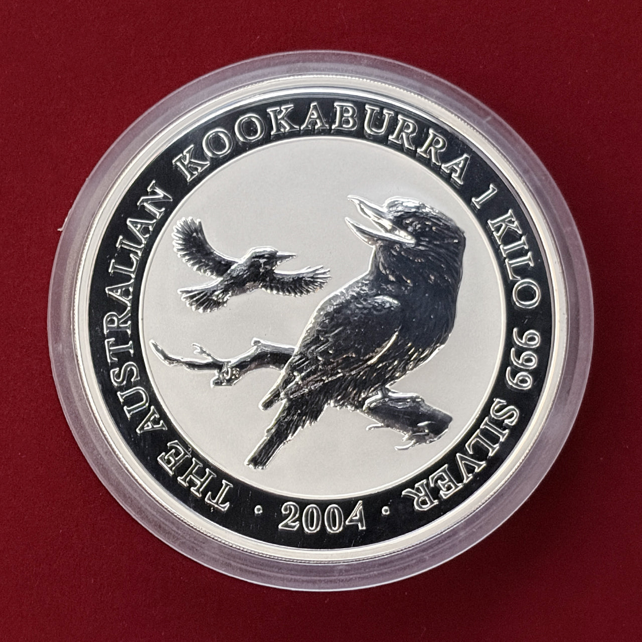 【オーストラリア】ワライカワセミ 30ドル 1kg銀貨 2004［B-0000488］