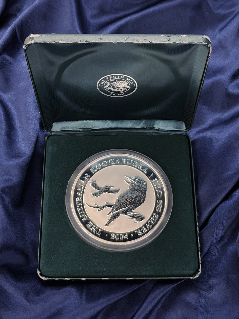 【オーストラリア】ワライカワセミ 30ドル 1kg銀貨 2004［B-0000488］