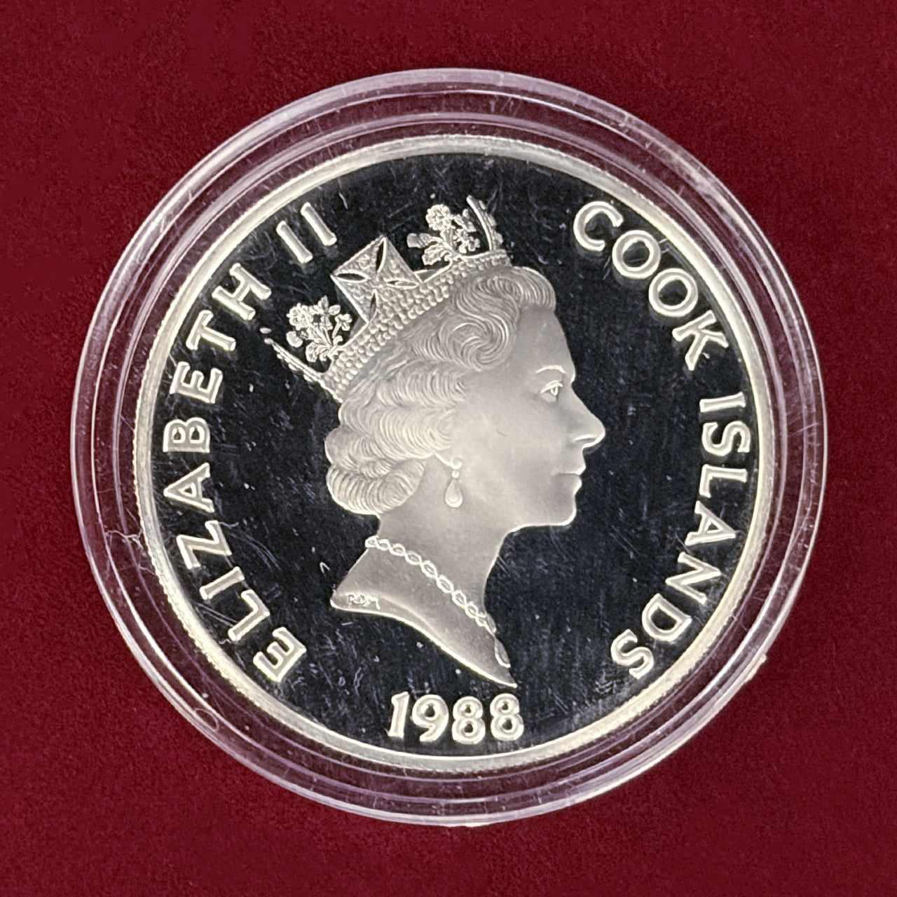 クック諸島】バスコ・ヌニェス・デ・バルボア 50ドル 銀貨 プルーフ