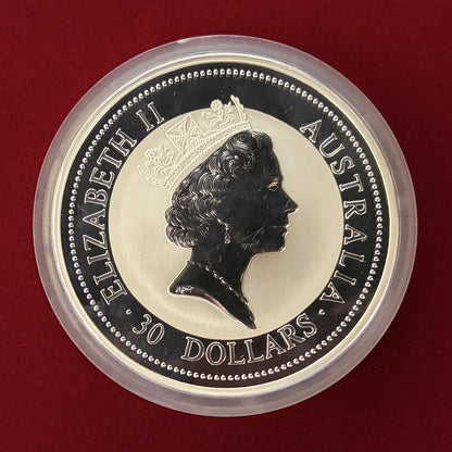 【オーストラリア】ワライカワセミ 30ドル 1kg銀貨 1996［B-0000507］