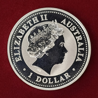 【オーストラリア】ワライカワセミ 1ドル 銀貨 1999［B-0000510］