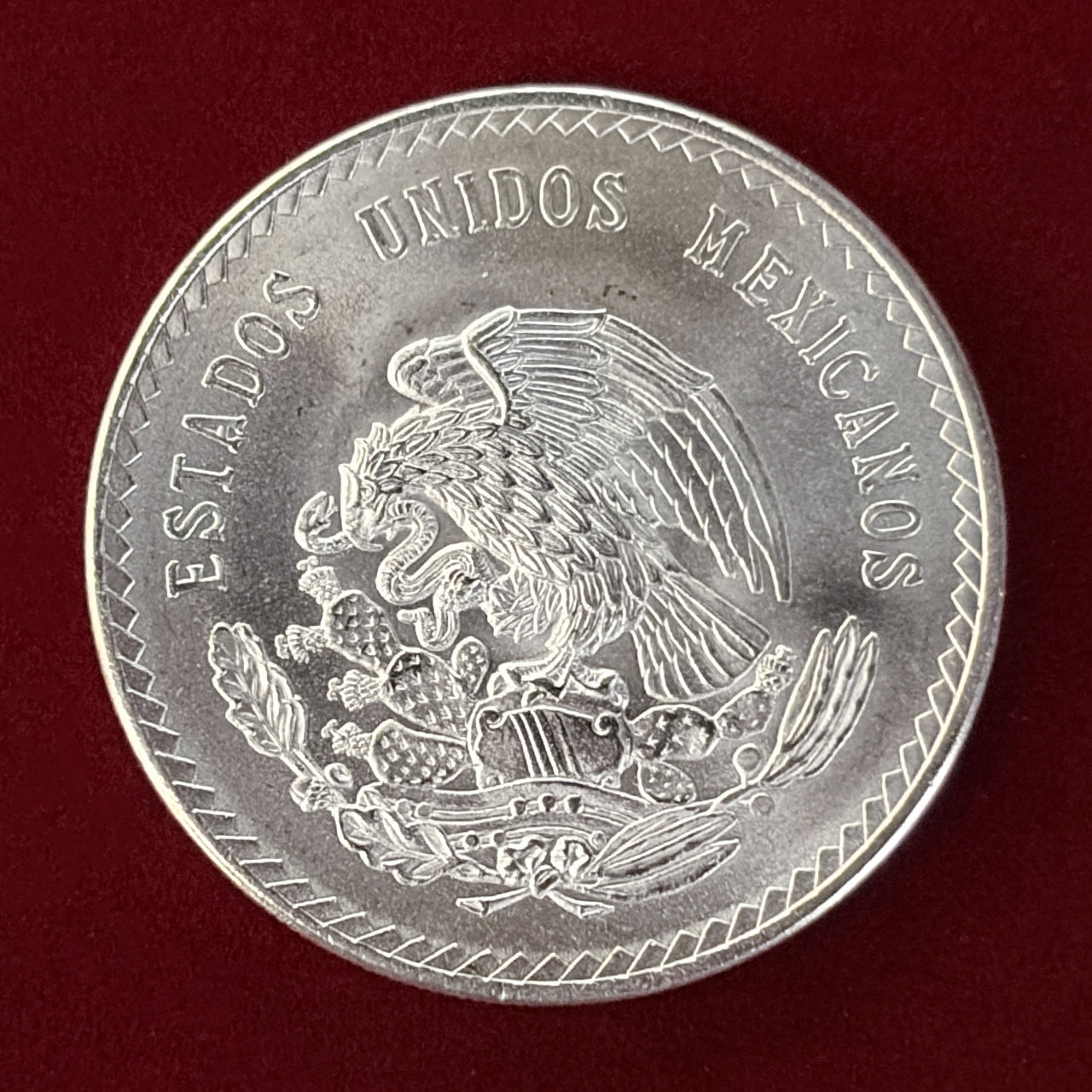 【メキシコ】5ペソ 銀貨 1948［B-0000518］