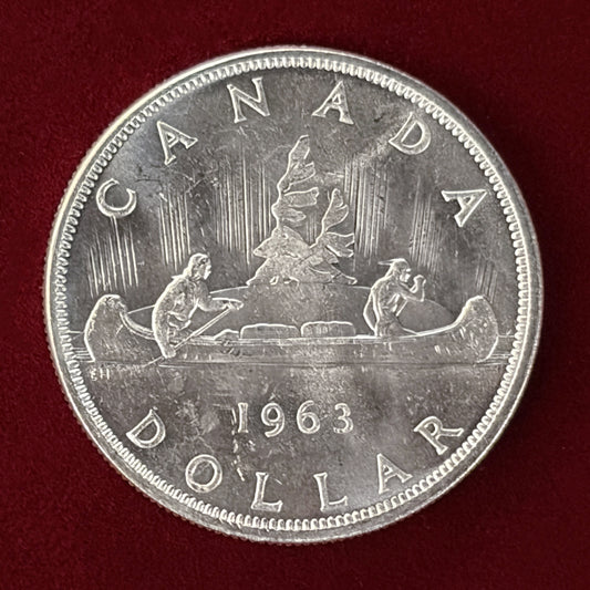 【カナダ】1ドル 銀貨［B-0000522］