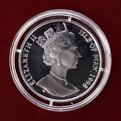 【マン島】神話と伝説 10ユーロ 銀貨 プルーフ 1998［B-0000525］