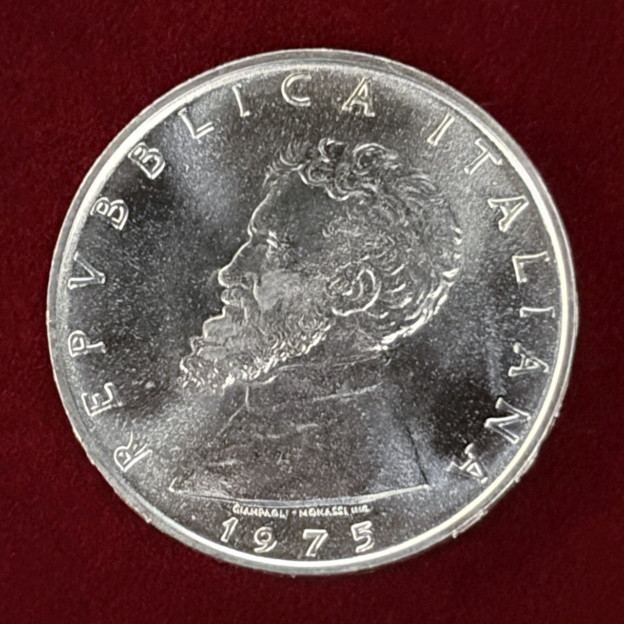 イタリア】ミケランジェロ・ブオナローティ生誕500周年記念 500リラ