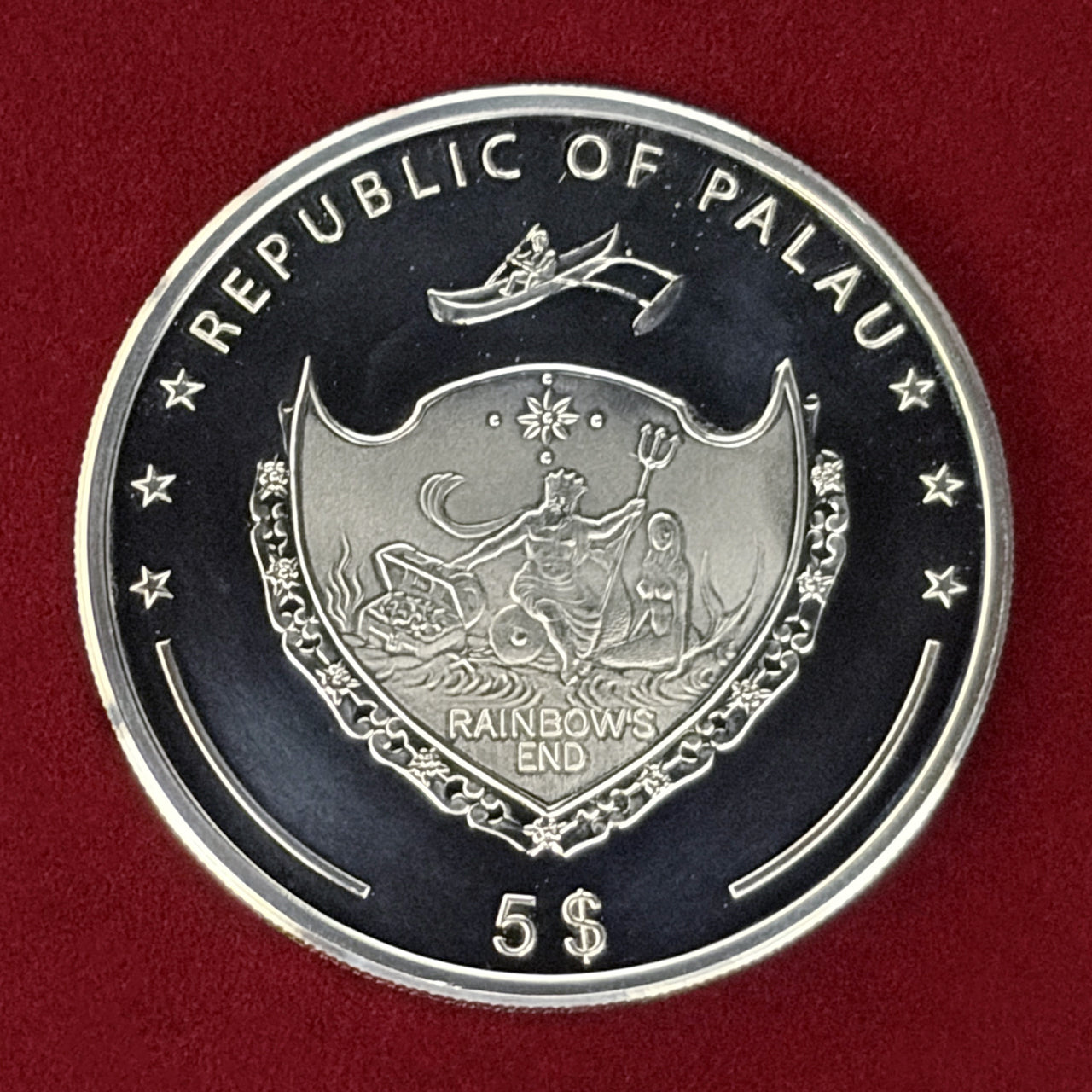 パラオ】海の真珠 5ドル 銀貨 プルーフ 2007［B-0000539］ – ワールド