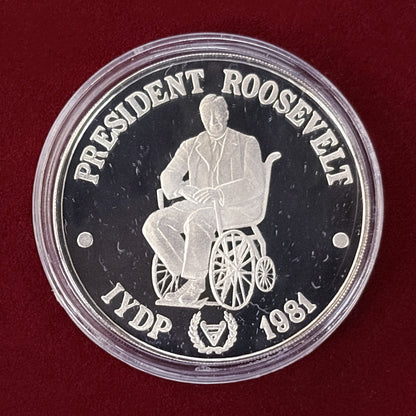 Western Samoa International Year of Disabled Persons Commemorative $10 Silver Proof Coin 1981 [B-0000544]