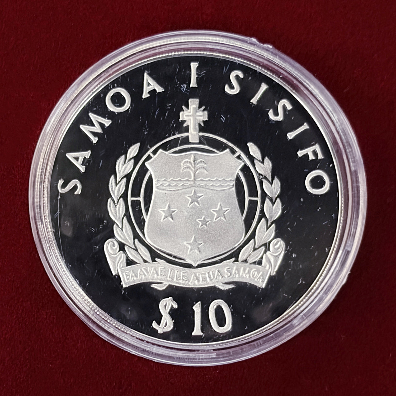 Western Samoa International Year of Disabled Persons Commemorative $10 Silver Proof Coin 1981 [B-0000544]