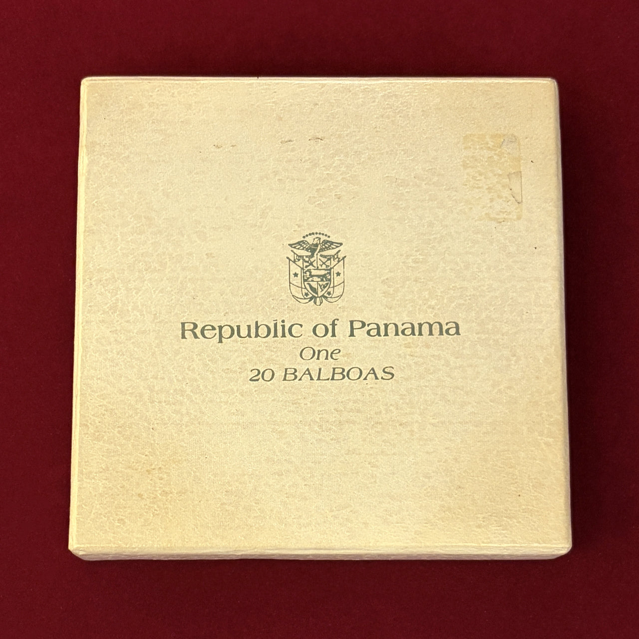 【パナマ】シモン・ボリバル 20バルボア 銀貨 プルーフ 1975［B-0000557］