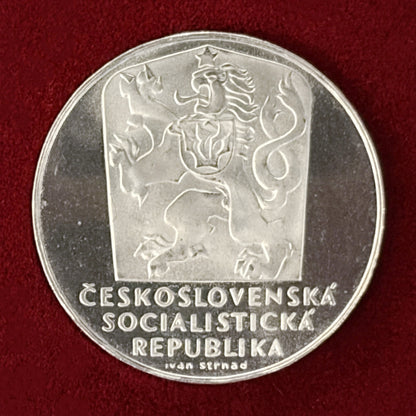 [Czechoslovakia] 25th Anniversary of the Liberation of Czechoslovakia 25 Crown Silver Proof Coin 1970 [B-0000561]
