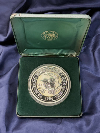 【オーストラリア】ワライカワセミ 30ドル 1kg銀貨 1994［B-0000566］