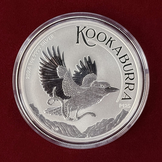 【オーストラリア】ワライカワセミ 1ドル 銀貨 2024［B-0000606］