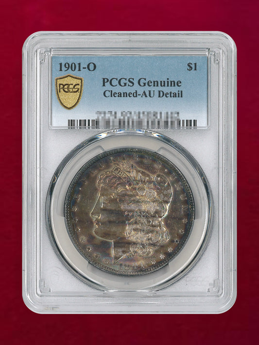 [USA] 1897 Morgan Dollar Silver Coin PCGS AU55 [B-0000459]