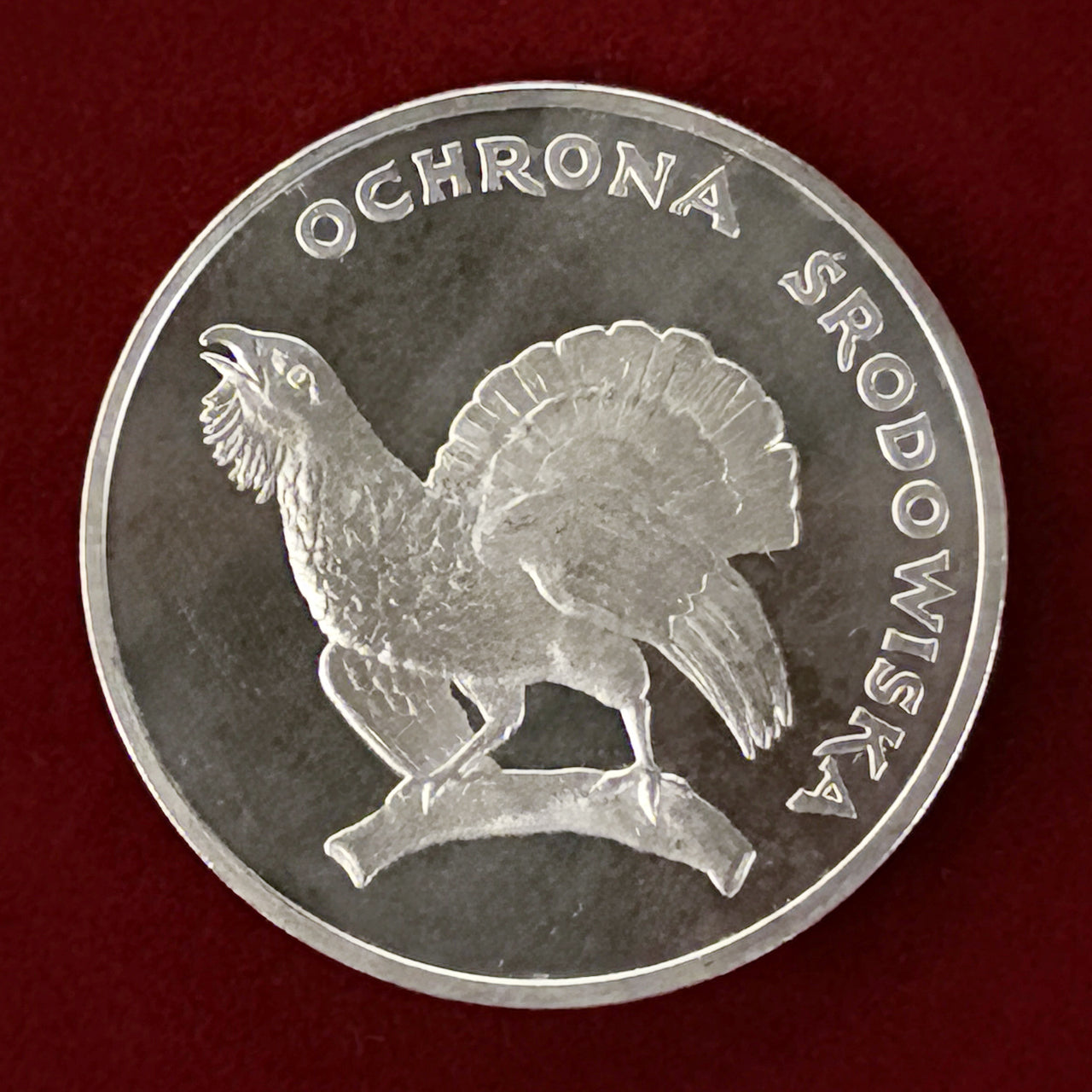 【ポーランド】環境保護 100ズウォティ 銀貨 プルーフ 1980［B-0000614］