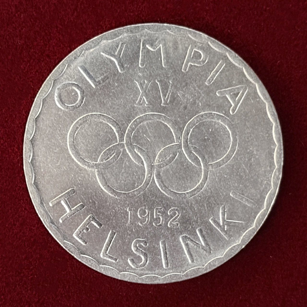 【フィンランド】1952年ヘルシンキ夏季オリンピック記念 500マルカ 銀貨 1952［B-0000617］