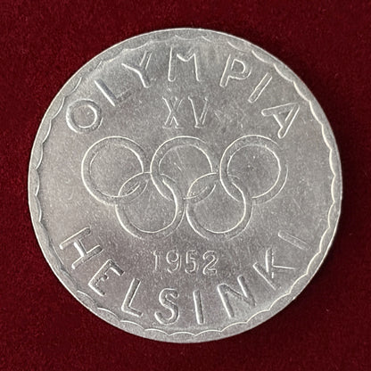 【フィンランド】1952年ヘルシンキ夏季オリンピック記念 500マルカ 銀貨 1952［B-0000617］