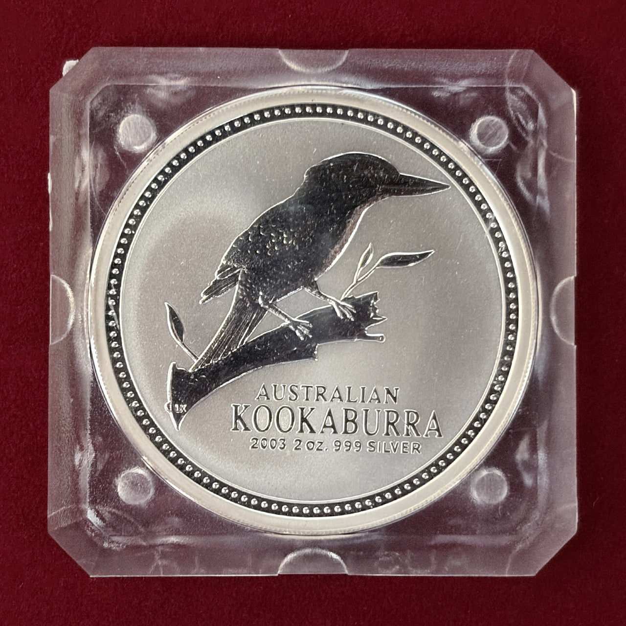 【オーストラリア】ワライカワセミ 2ドル 銀貨 2003［B-0000619］