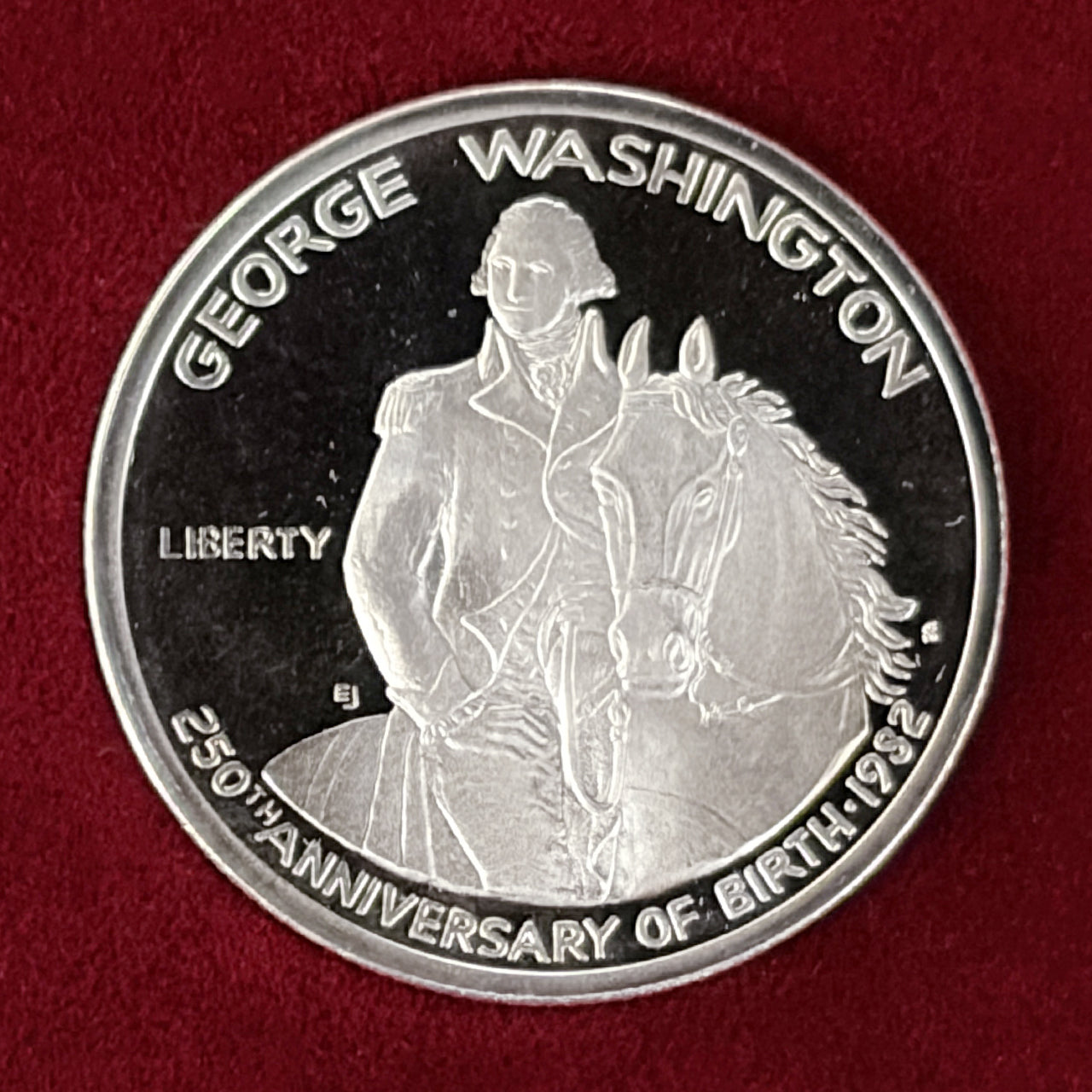 [USA] George Washington 250th Anniversary 50-cent Silver Proof Coin 1982 [B-0000487]