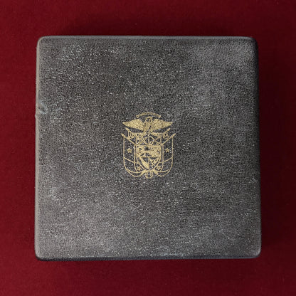 【パナマ】建国75周年記念 20バルボア 銀貨 プルーフ 1978［B-0000681］