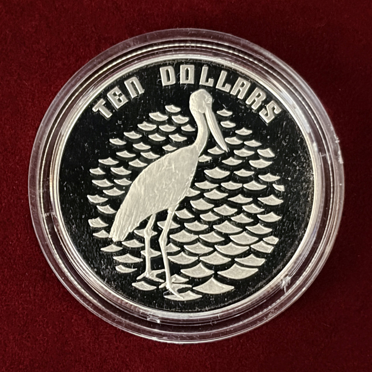 【オーストラリア】ジャビル 10ドル 銀貨 プルーフ ピエフォー 1991［B-0000692］