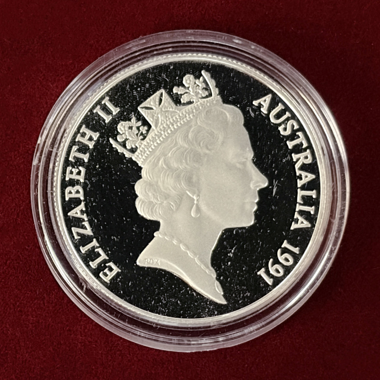 【オーストラリア】ジャビル 10ドル 銀貨 プルーフ ピエフォー 1991［B-0000692］