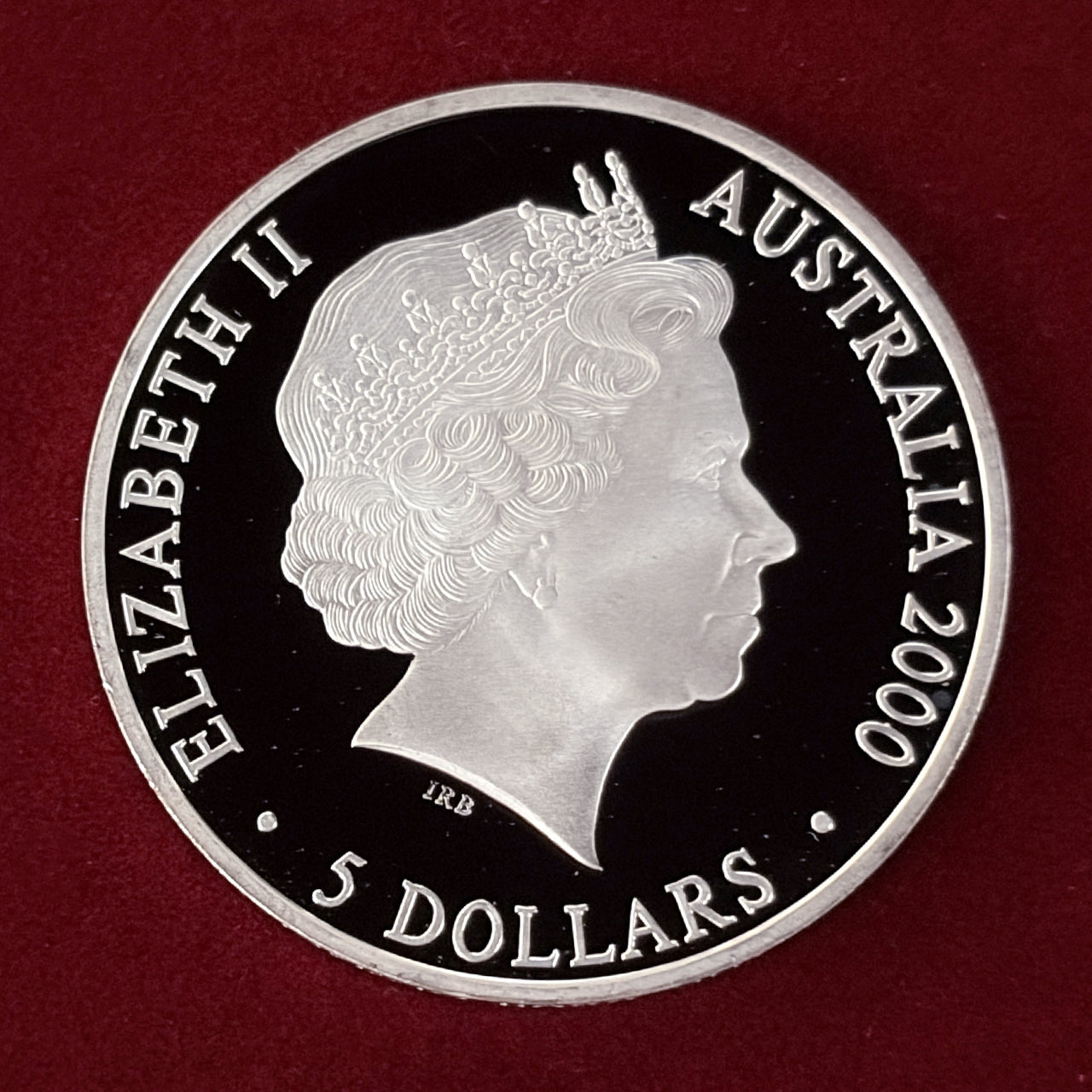 【オーストラリア】シドニーオリンピック エミューとワトル 5ドル 銀貨 プルーフ 2000［B-0000693］