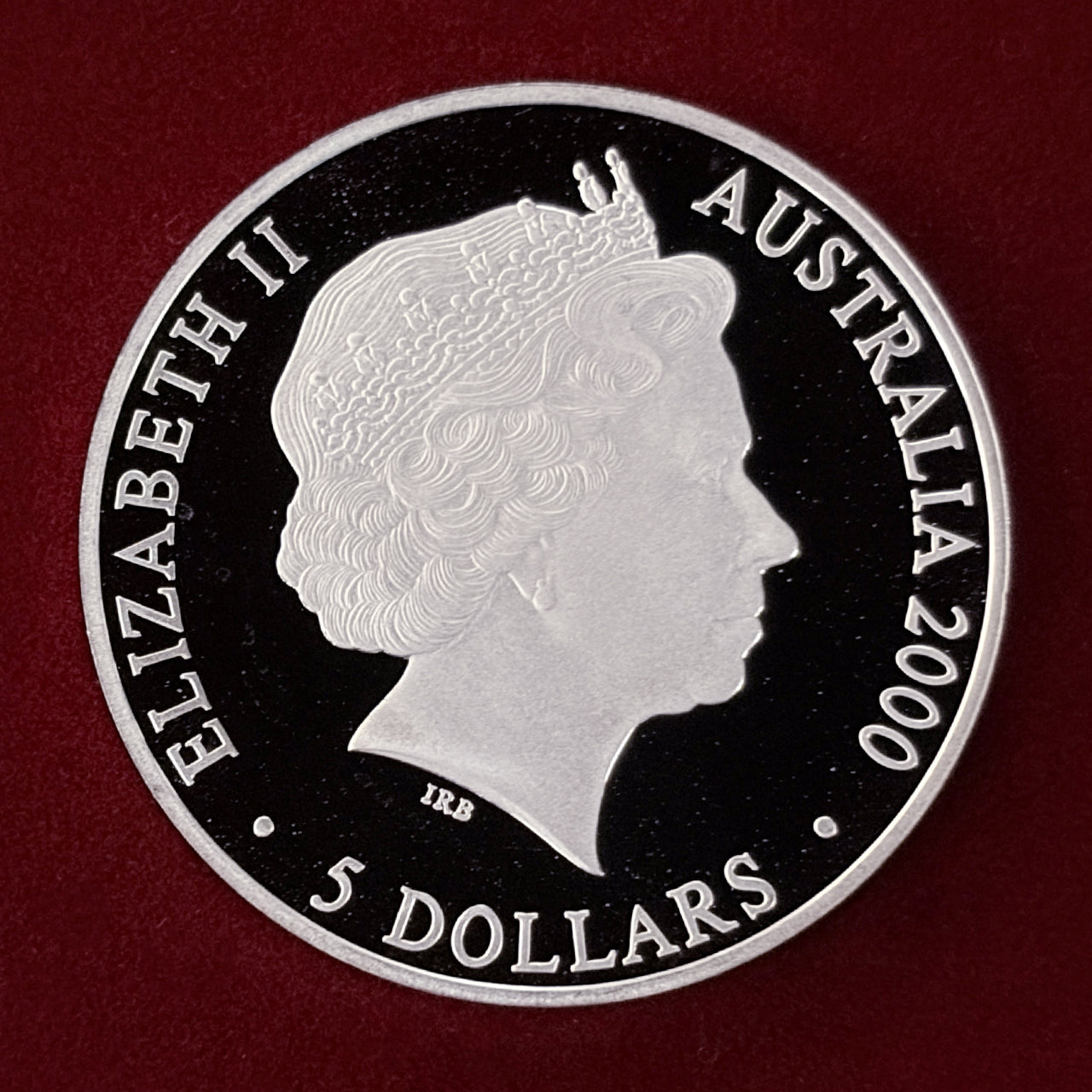 【オーストラリア】シドニーオリンピック コアラとガムの花 5ドル 銀貨 プルーフ 2000［B-0000694］